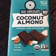 Taza Coconut Almond Dark Chocolate