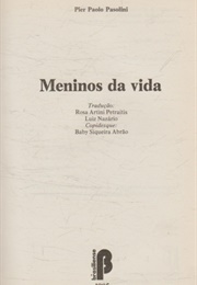 Meninos Da Vida (Pier Paolo Pasolini)