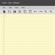 Rapidtables Notepad