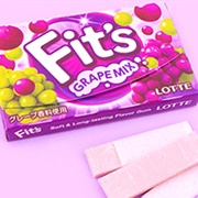 Lotte Fit's Grape Mix Gum