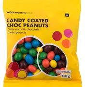 Woolworths Candy Coated Choc Peanuts
