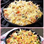 Loaded Skillet Nachos