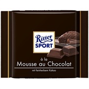 Ritter Sport Feinherb Mousse Au Chocolat