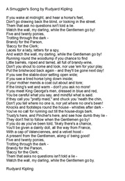 A Smuggler's Song (Rudyard Kipling)