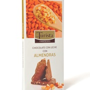 Del Turista Chocolate Con Leche Con Almendras