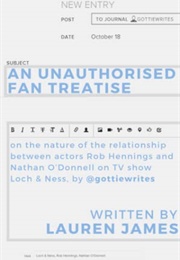 An Unauthorized Fan Treatise (Lauren James)