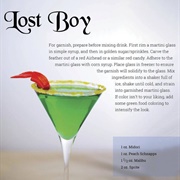 Lost Boy Cocktail