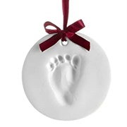 Baby's Footprint Ornament