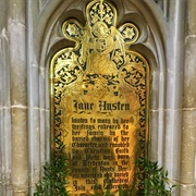 Jane Austen&#39;s Grave, Winchester Cathedral, Hampshire