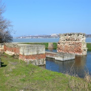 Trajan's Bridge. Kladovo, Serbia
