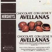 Hershey's Chocolate Con Leche Y Avellanas (Mexico)