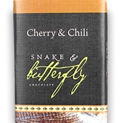 Snake & Butterfly Cherry & Chili Chocolate Bar