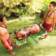 Eat at a Luau in Hawaii