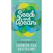 Seed & Bean Cornish Sea Salt & Lime Milk Chocolate