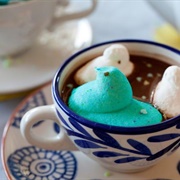 Hot Chocolate With Peeps