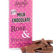 Skelligs Milk Chocolate Rose & Pistachio