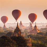 Temples of Bagan. Bagan, Myanmar