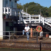 Sunset Beach Pontoon Bridge