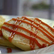 Pancakes With Ketchup