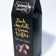 Waitrose Dark Chocolate & Lemon Truffles