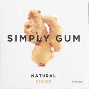 Simply Gum Natural Ginger