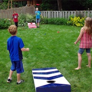 Play Cornhole in the Backyard