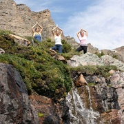 Heli-Yoga in the Rockies (AB)