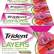 Trident Layers Watermelon + Tropical Fruit
