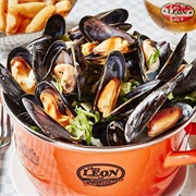Moules Frites in Brussels