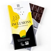 Whitakers Inclusions Lemon & Cardamom Dark Chocolate