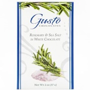 Gusto Rosemary Sea Salt White Chocolate Bar