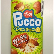 Meiji Pucca Lemon Chocolate