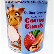 Cotton Cravings Strawberry Fields Cotton Candy