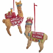 Bahama Llama Ornament