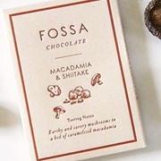 Fossa Macadamia & Shitake Chocolate