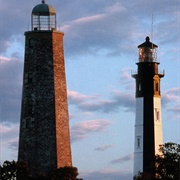 Cape Henry Lighthouses, Fort Story, Virginia