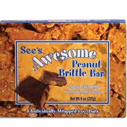 See&#39;s Awesome Peanut Brittle Bar