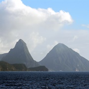 The Pitons, UNESCO World Heritage Site, Saint Lucia