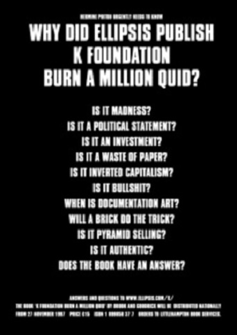 Watch the K Foundation Burn a Million Quid (1995)
