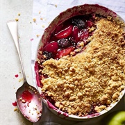 Blackberry and Apple Crumble