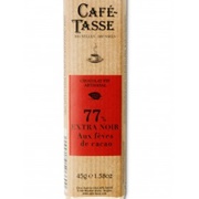 Cafe-Tasse Chocolat Noir 77% Avec Feves De Cacao