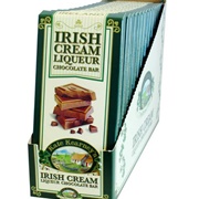 Irish Cream Liqueur Chocolate Bar
