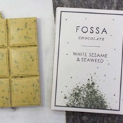 Fossa White Sesame & Seaweed Chocolate