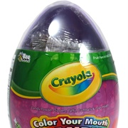 Crayola Color Your Mouth Giant Candy Egg
