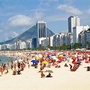 Copacabana Beach, Rio De Janeiro, Brazil