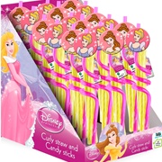 Disney Princess Curly Straw & Candy Sticks