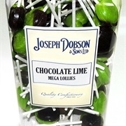 Joseph Dobson Chocolate Lime Mega Lollies