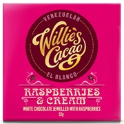 Willie's Cacao Raspberries & Cream White Chocolate
