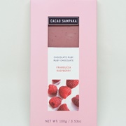 Cacao Sampaka Raspberry Ruby Chocolate Bar