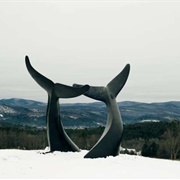 Vermont - "Reverance" Statue Near South Burlington